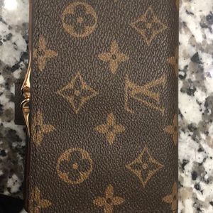 LV bifold wallet and coin purse. Never used.
